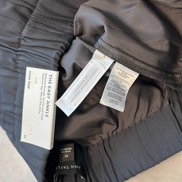 NWT Ann Taylor The Easy Ankle High Rise XS Charcoal Gray - Picture 7 of 7